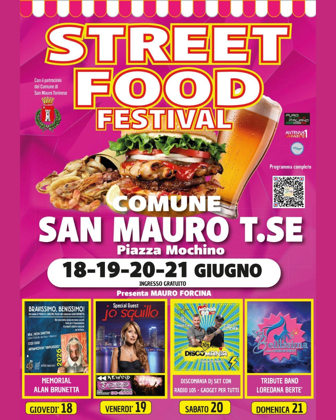Locandina Street Food Festival San Mauro
